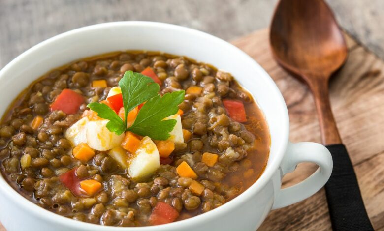 Receita de sopa de legumes com lentilha muito saborosa, faça hoje mesmo