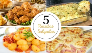 5 receitas salgadas para fazer no domingo