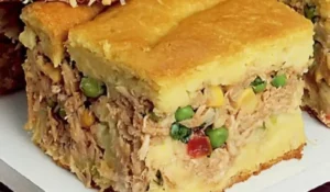 Torta de milho com frango da Vovó Palmirinha