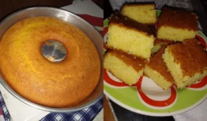 Receita de bolo de fubá simples e fofinho para o café da tarde