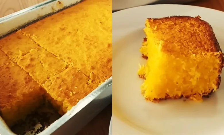 bolo de milho caseiro