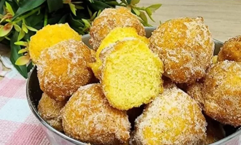 Bolinho de chuva de fubá