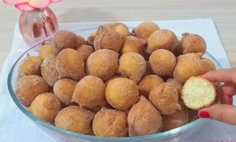 Bolinho de chuva na airfryer