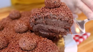 Bolo de brigadeiro gelado