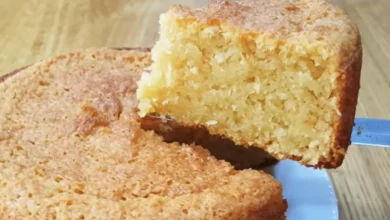 Bolo de coco sem farinha Foto Canal Nutricionista Patrícia Leite