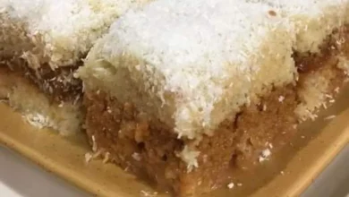 Bolo de doce de leite com coco Foto Reprodução da Internet (1)