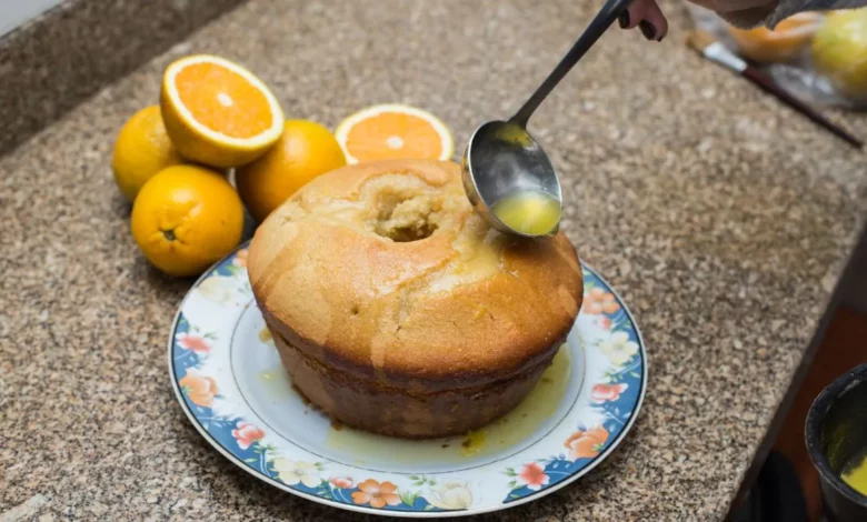 Bolo de laranja de liquidificador