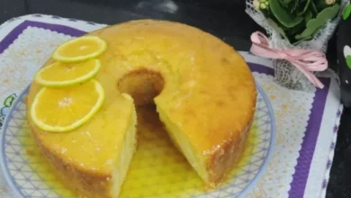 Bolo de laranja fofinho