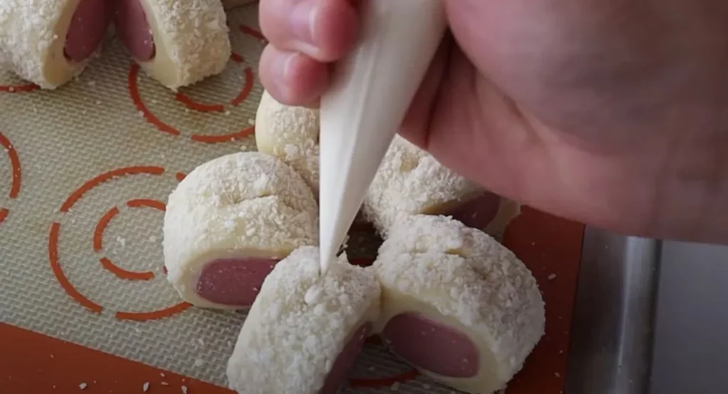 Pãezinhos de cachorro-quente