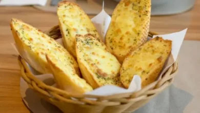 Pão de alho na airfryer