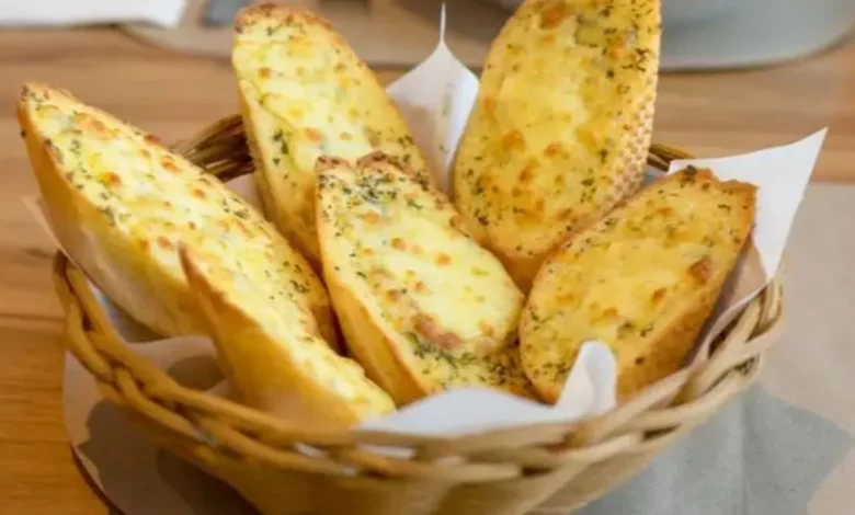 Pão de alho na airfryer