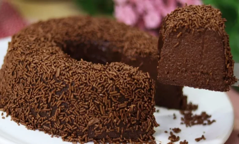 Receita de Brigadeirão de Chocolate e Leite Moça