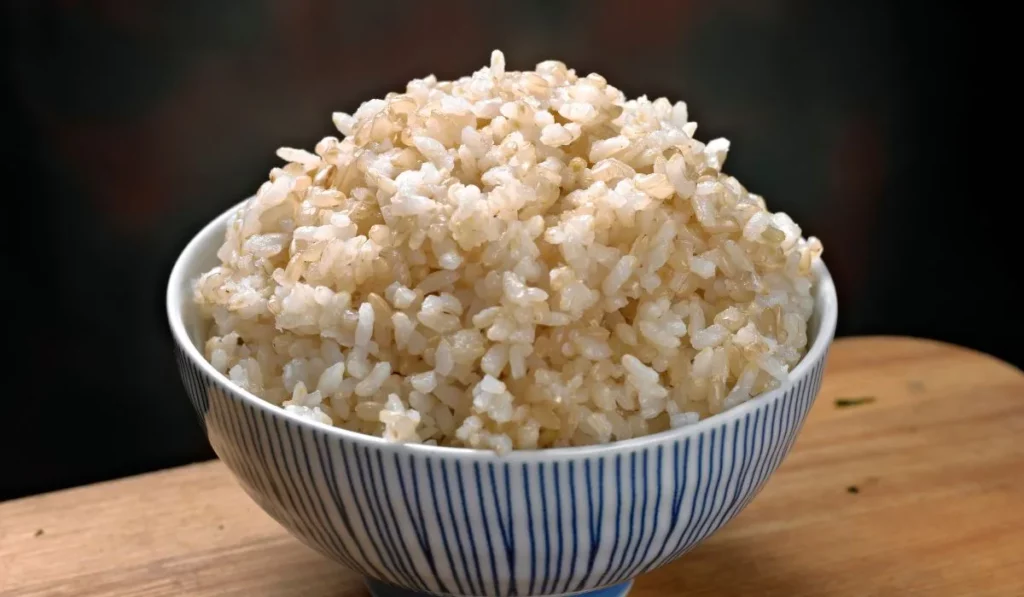 Receita de arroz integral simples