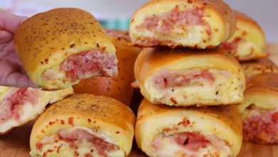 Receita de enroladinho de presunto e queijo