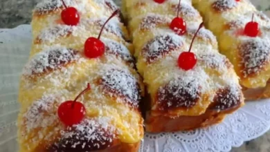 Rosca de creme igual da padaria / Foto: Canal Cozinhando com a Ly