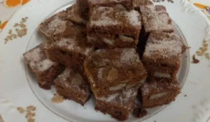 Torta de banana com chocolate fácil rápido de fazer