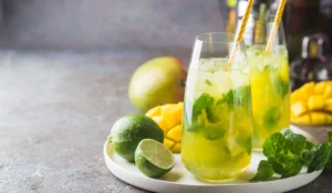 Como fazer caipirinha de manga