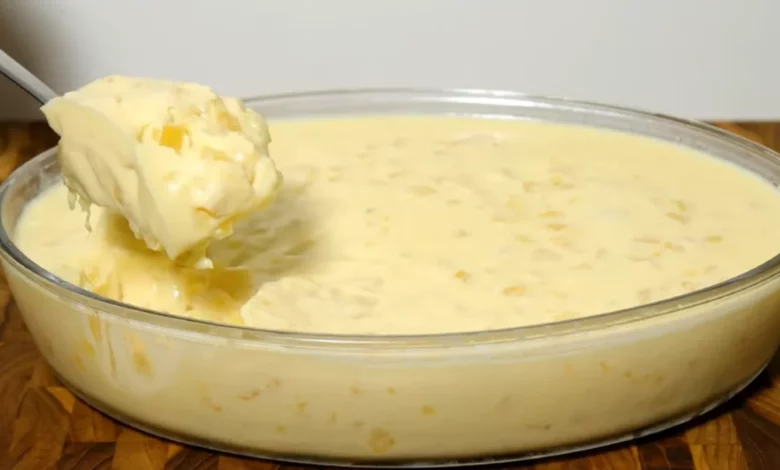 Mousse de abacaxi