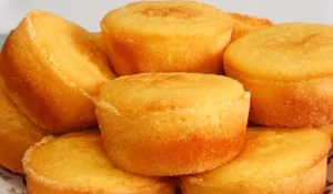 Bolinho de fubá sem farinha para o café