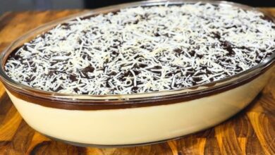 Sobremesa prestigio na travessa