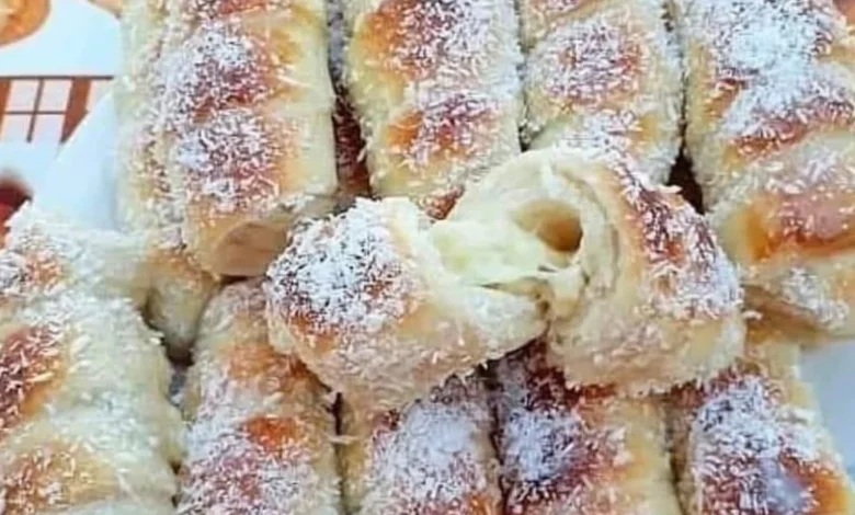 Pãozinho com recheio de queijo