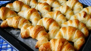 Receita de croissant fácil