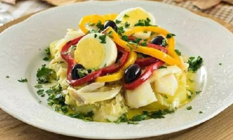 Salada de bacalhau