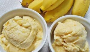 Sorvete caseiro de Banana e Maçã Fitness (Receitas maravilhosa)