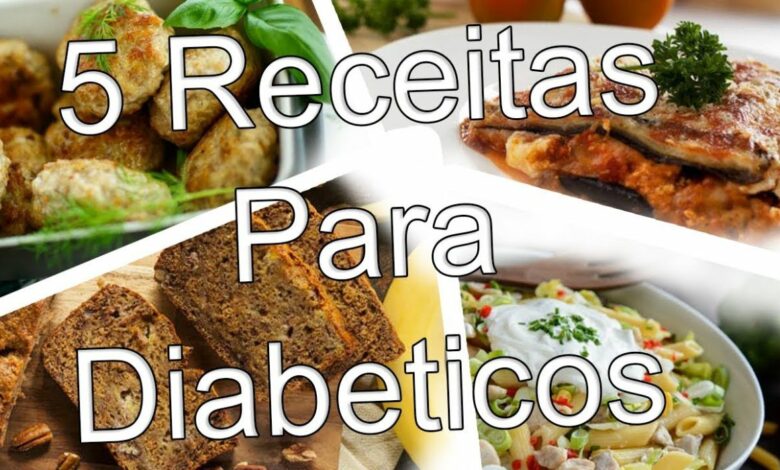 5 receitas para diabéticos