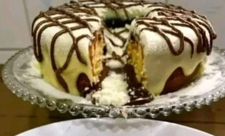 Bolo de ninho com nutella