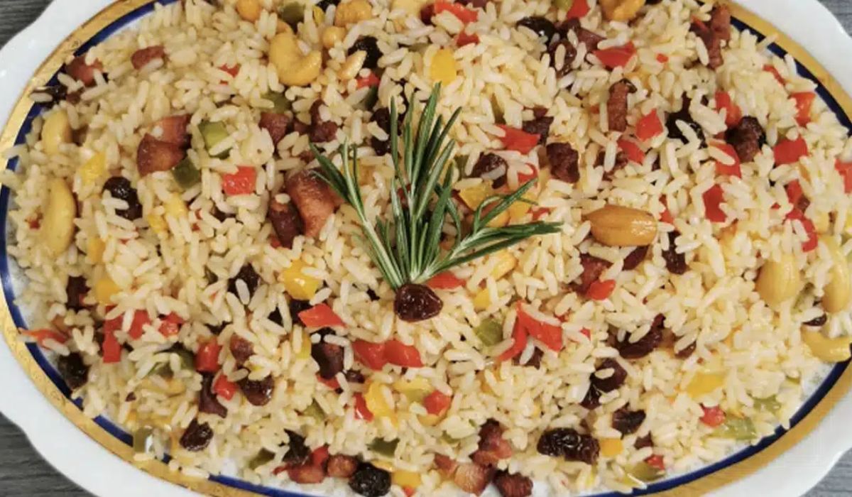 Arroz de Natal delicioso