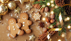 Cookies de Gengibre Decorados para o Natal