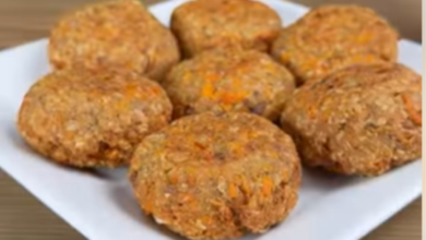 Bolinho de cenoura com atum e aveiaBRECOXA A MODA CAIPIRA