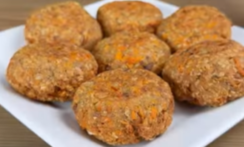 Bolinho de cenoura com atum e aveiaBRECOXA A MODA CAIPIRA