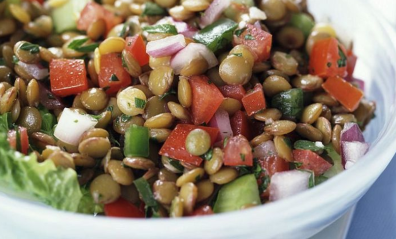 Salada de lentilha