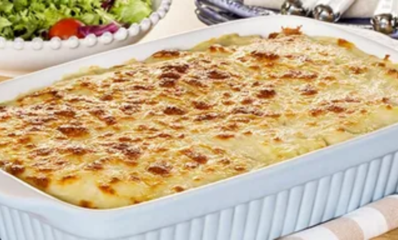 Bacalhau Cremoso Gratinado