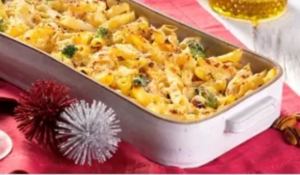 Receita de macarrão gratinado de natal