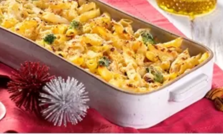 macarrão gratinado de natal