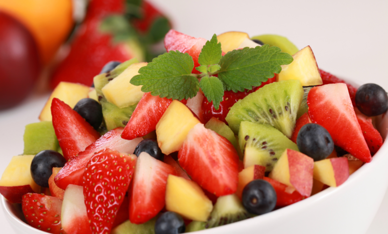salada de frutas detox