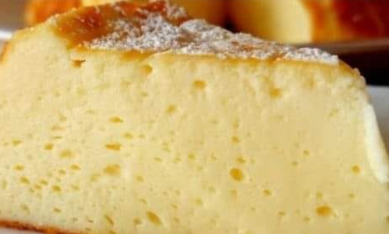 Bolo de queijo cremoso