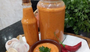 Molho de pimenta de lanchonete