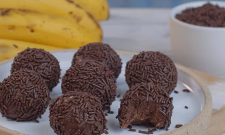 brigadeiro de banana fit