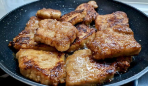 Receita de carne de porco salteada fácil e rápida