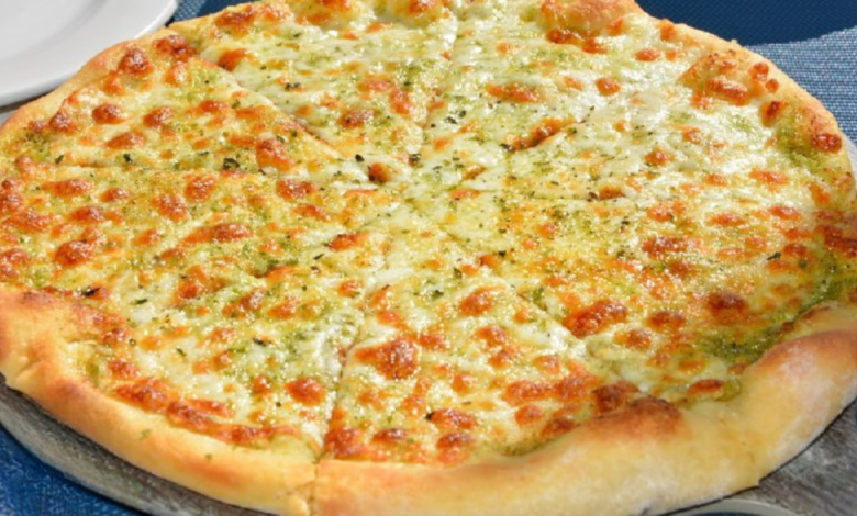 pizza de pão de alho