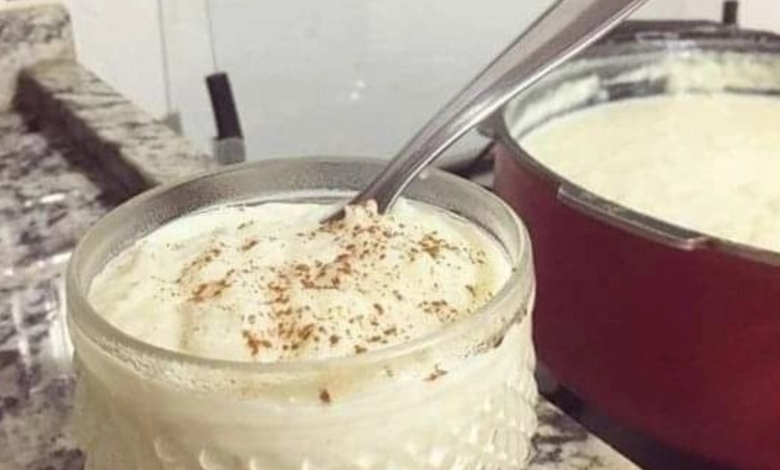 arroz doce diferente