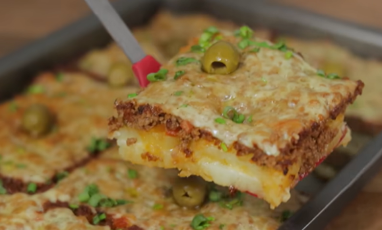 Carne Moída com Batatas Gratinadas