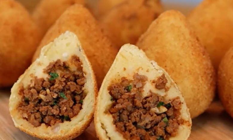 coxinha de mandioca