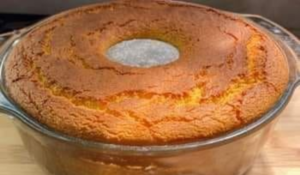 Receita Fácil de Bolo de Fubá no Liquidificador