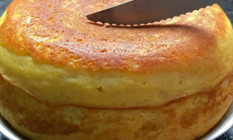 bolo de frigideira