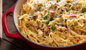 Espaguete à Carbonara: Um Clássico Italiano